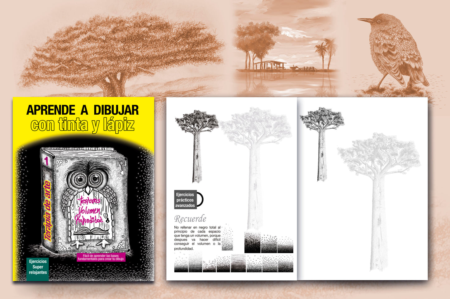 Aprende a Dibujar en tinta y lápiz